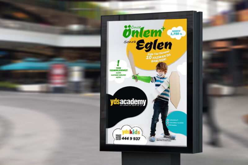 Yds Academy Covid-19 Süresince Sergilenen City Light Tasarım ve Baskısı